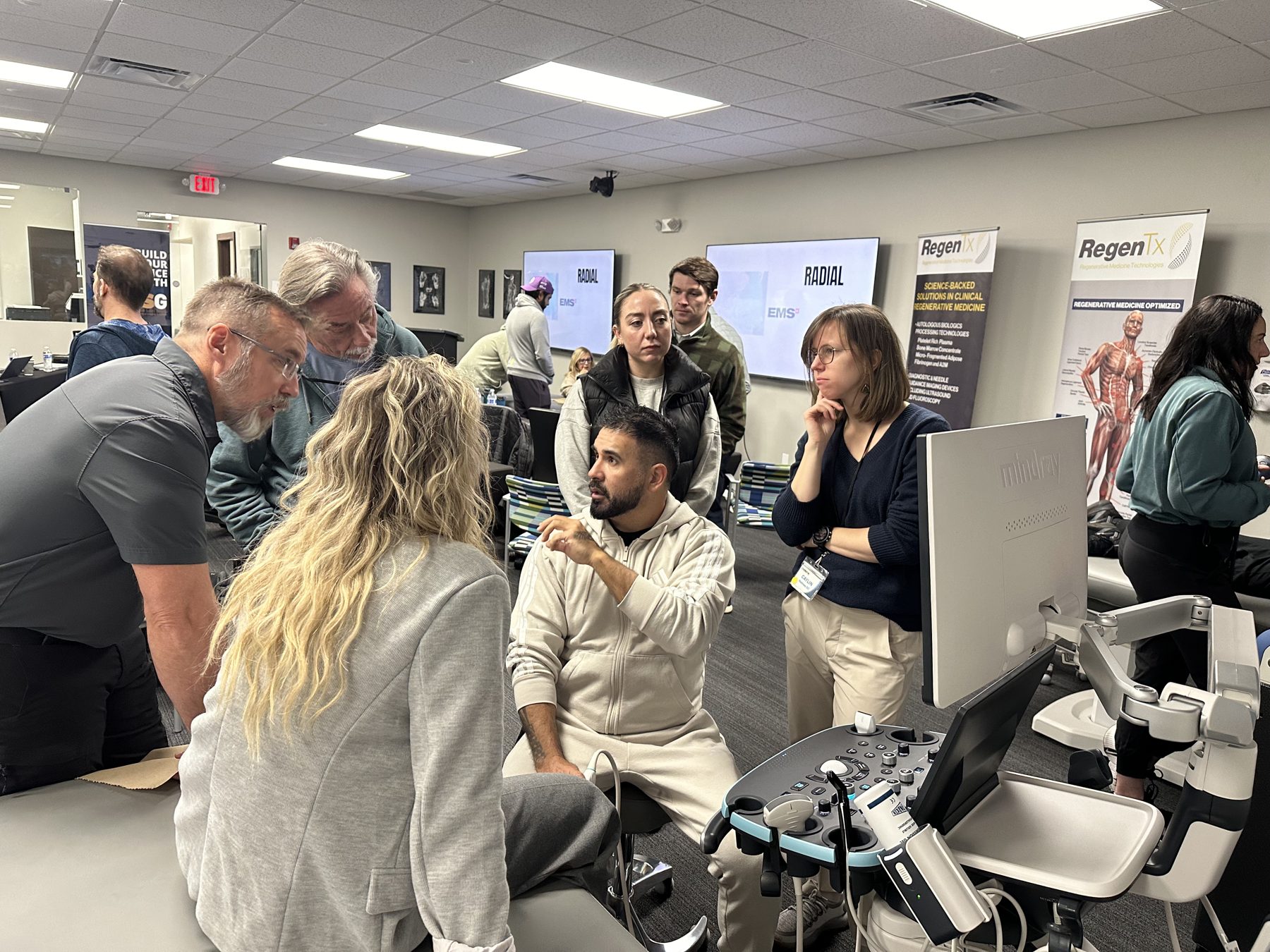 Hands-on MSK ultrasound training